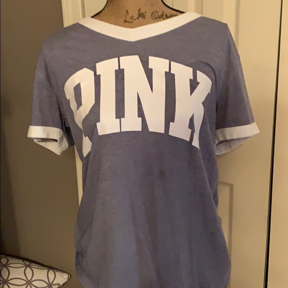 pink blue top